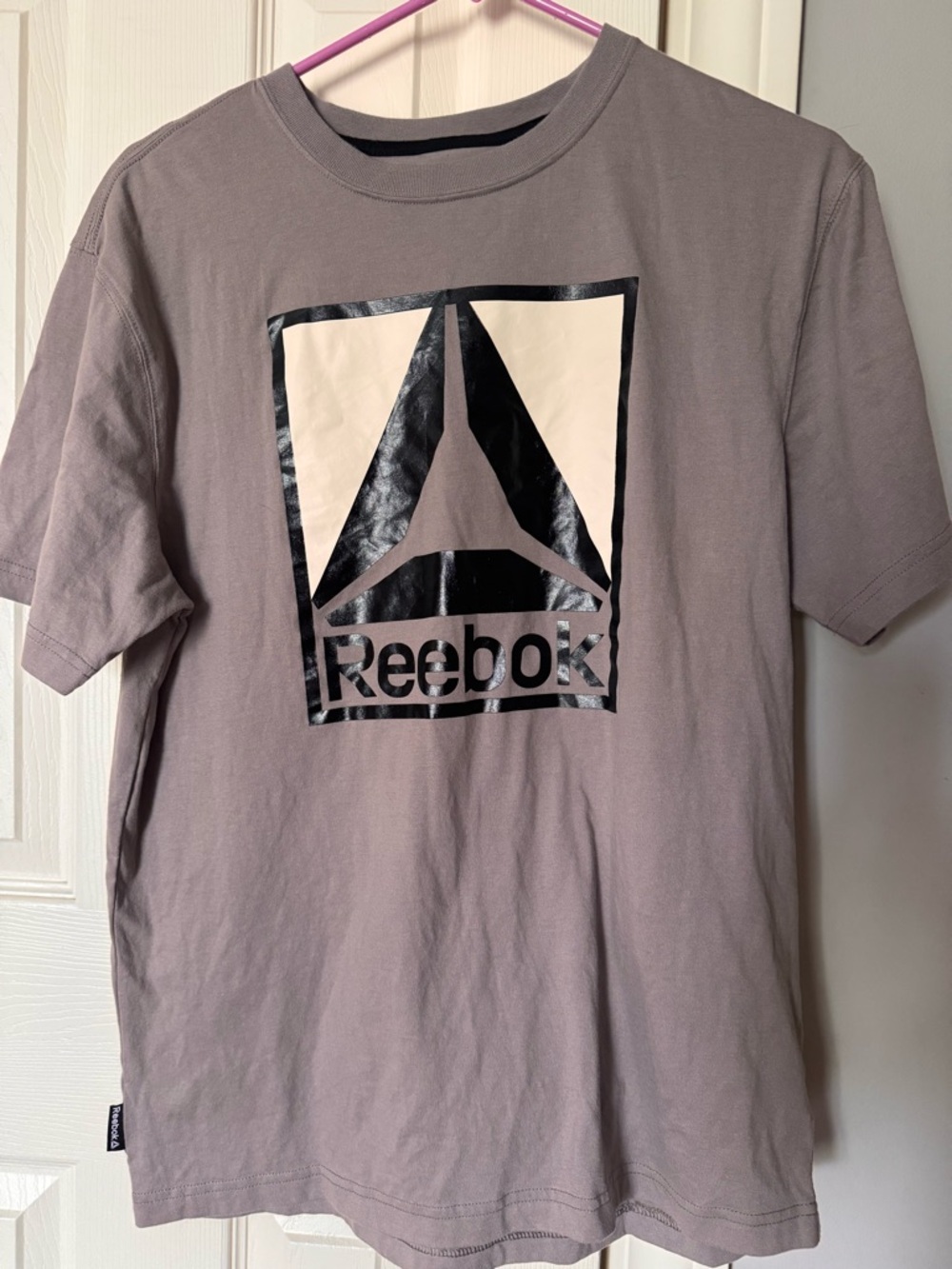 Reebok Men's Grey Logo T-Shirt